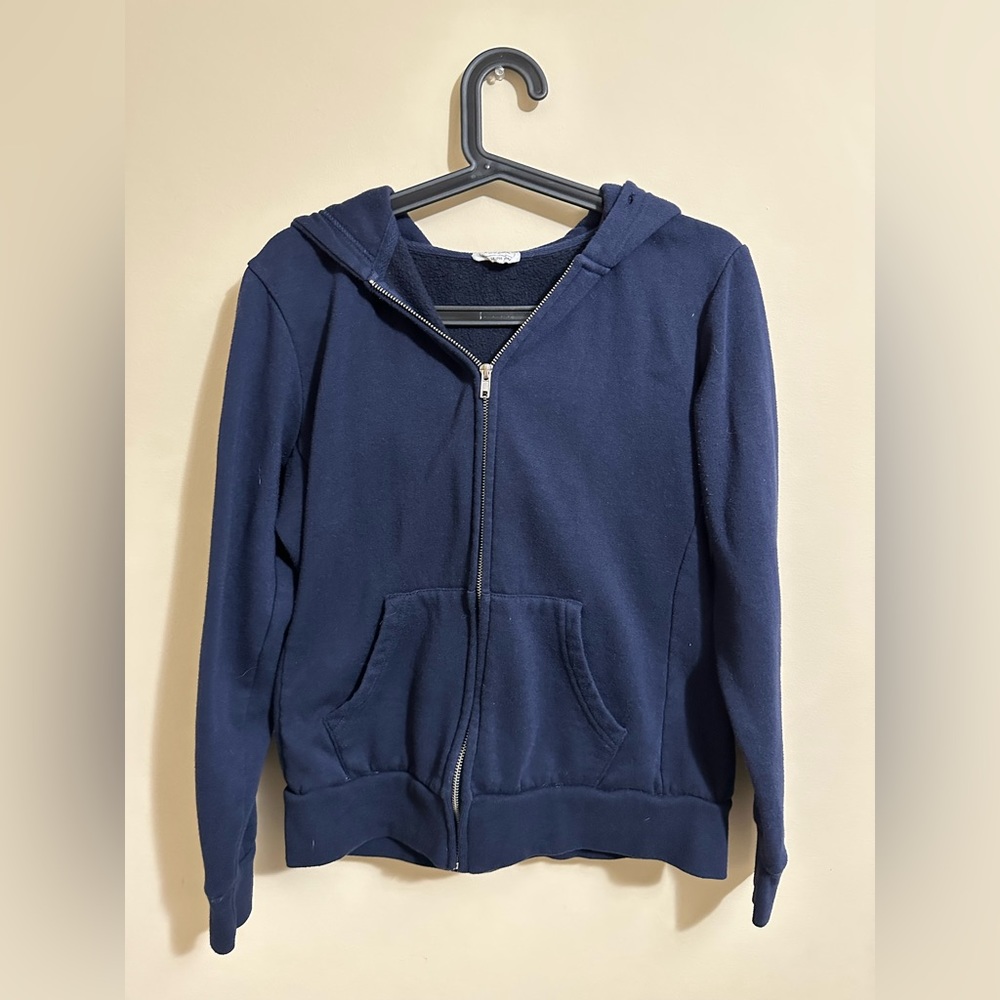 Navy Blue Zip Up, From the store “Discovery”, Size medium, lightly worn